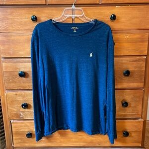 Men’s Polo Ralph Lauren blue long sleeve shirt